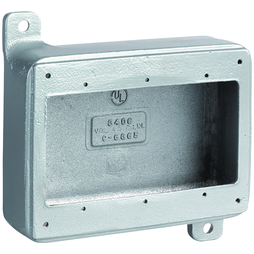 Product image for KLRK 3FS DEVICE BOX 3GANG SHLW AL