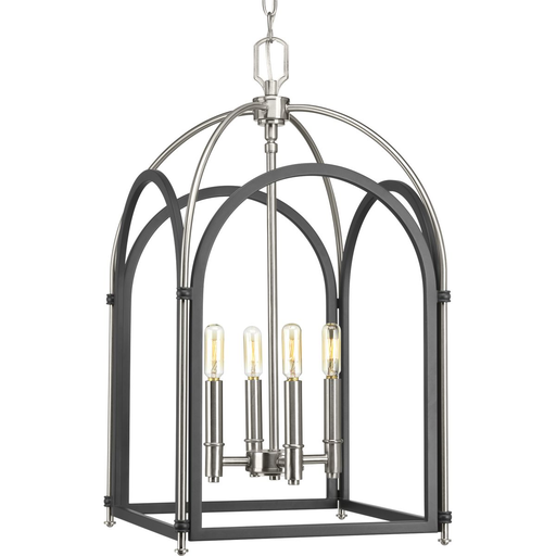 Product image for Progress P500039-143 Westfall Collection Four-light Medium Foyer Pendant