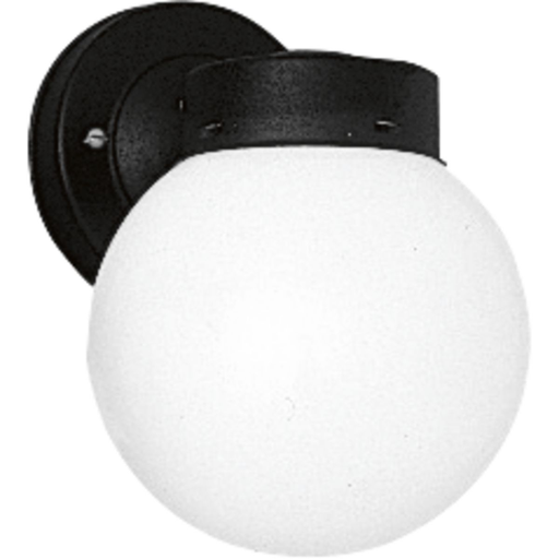 Product image for Progress P5604-31 One-Light 6" Glass Globe Outdoor Wall Lantern