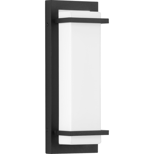 Product image for Progress P560210-031-30 Z-1080 LED Collection Black One-Light Small LED Outdoor Sconce