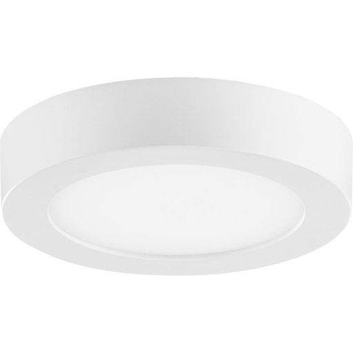 Product image for Progress P810024-030-30 Everlume Collection White 5" Edgelit Round Flush Mount