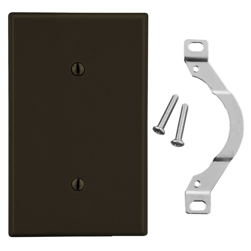 Product image for HWDK P14 WALLPLATE, 1-G, STRP MT BL