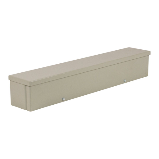N3R Gutter 10X10X60 Carbon Steel - Gray
