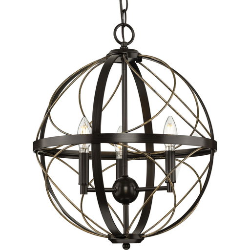 Product image for Progress P500068-020 Brandywine Collection Three-Light Pendant