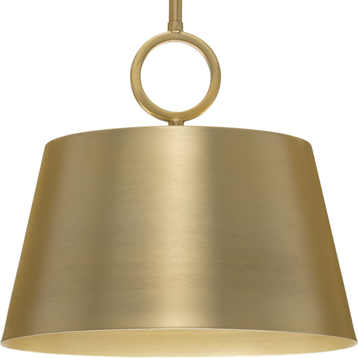 Product image for Progress P500367-109 Parkhurst Collection One-Light New Traditional Brushed Bronze Metal Pendant Light