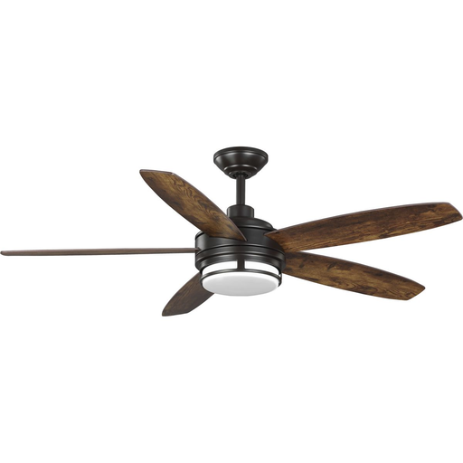 Product image for Progress P250036-129-30 Albin Collection 54" Indoor/Outdoor Five-Blade Bronze Ceiling Fan