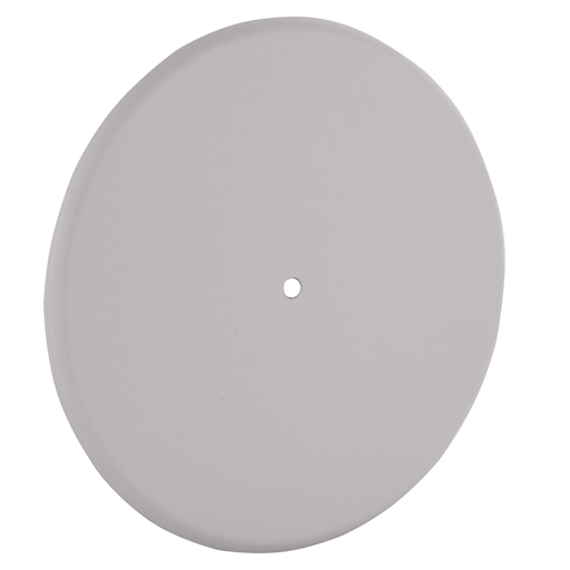 Product image for Bell 5652-1 5 in. Round Closure Plate, Blank, Universal Mount Strap, Off-White