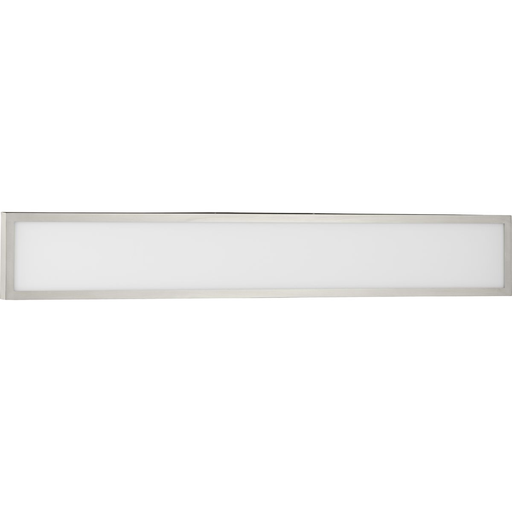 Product image for Progress P300305-009-CS Everlume LED 24-inch Brushed Nickel Modern Style Bath Vanity Wall or Ceiling Light with Selectable 3000K/4000K Light Color