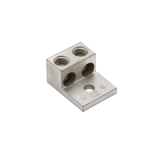 Aluminum Universal Terminal, 2 Conductor, 1 Hole, 14-1/0 AWG