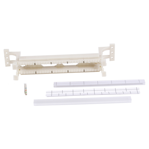 Product image for Hubbell Wiring Devices 110BLK50FTK4 4-Pair Connecting Block 110 System Field Termination Kit