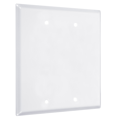 Product image for RACO WW-BB 2G STANDARD (2) BLANK WH