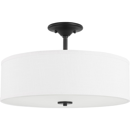 Product image for Progress P350167-143 Inspire Collection Graphite Three-Light 18" Semi-Flush Mount