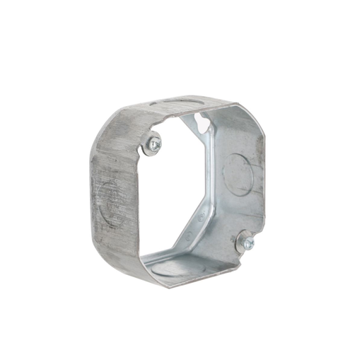 Mayer-DDS-4 in. Octagon Extension Ring, Drawn, 1-1/2 in. Deep, Two 1/2 & Two 3/4 in. KO's-1