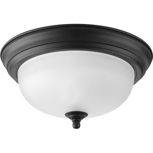Product image for Progress P3924-80 One-Light Dome Glass 11-3/8" Close-to-Ceiling