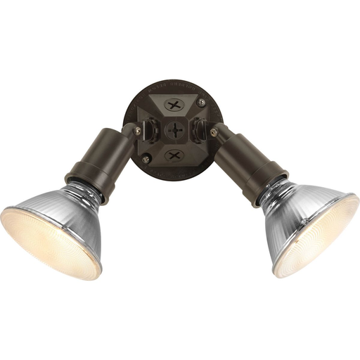 Product image for Progress P5212-20 Two-Light Adjustable Swivel Flood Light