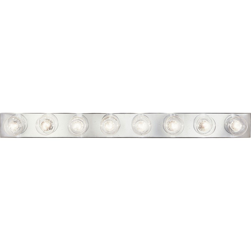 Product image for Progress P3300-15 Broadway Collection Eight-Light Polished Chrome Traditional Bath Vanity Light