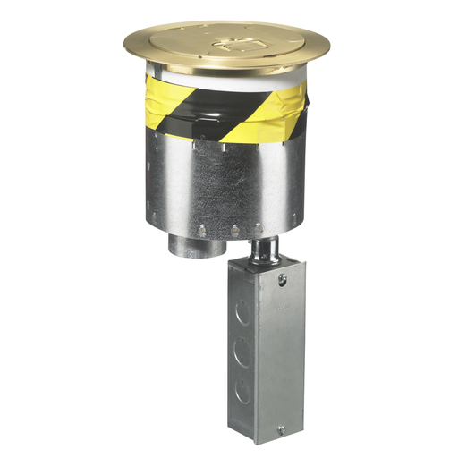 Product image for Hubbell S1R6PTBRS S1R FRPT 6 NO SUB PLATES BRASS