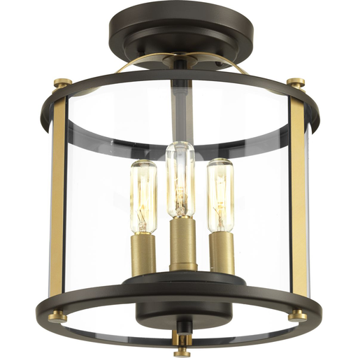 Product image for Progress P550011-020 Squire Collection Three-Light Semi-Flush Convertible