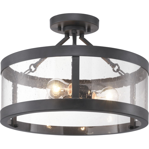 Product image for Progress P350119-143 Gresham Collection Three-Light Semi-Flush Convertible