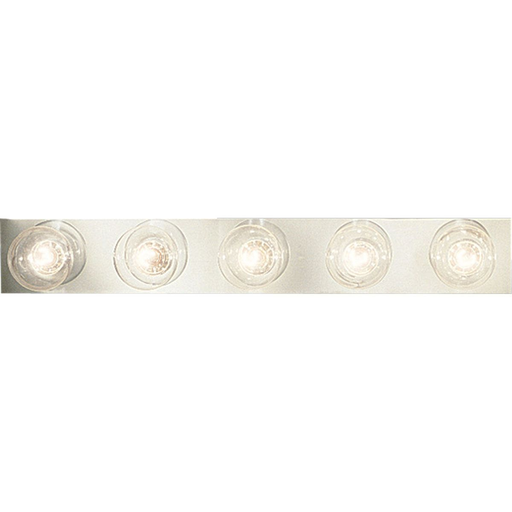 Product image for Progress P3335-15 Broadway Collection Five-Light Polished Chrome Traditional Bath Vanity Light