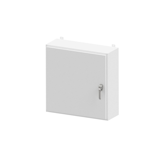 N4X Single Door Wall-Mount 3-Point Handle 30X24X8 304 Stainless Steel - White