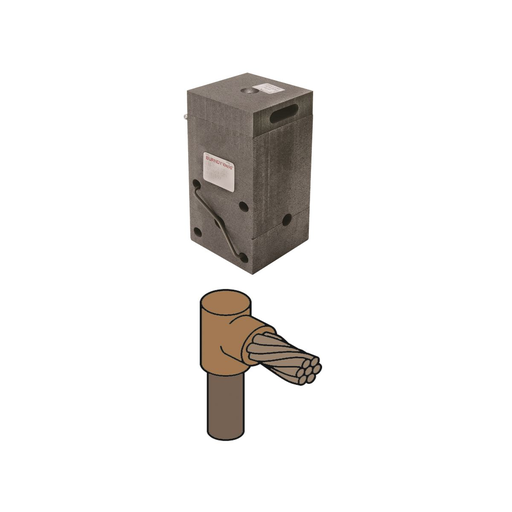 Horizontal Cable Terminal to Ground Rod Mold