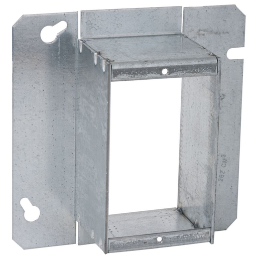 Product image for Raco 899 4-11/16" Square Cover, 1-Gang, 2" Raised