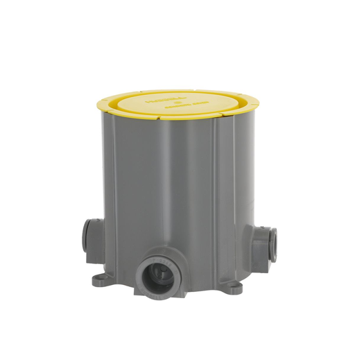 Product image for Raco 5511 Non-Metallic Floor Box for Concrete Pour, with 3/4 and 1" Hubs