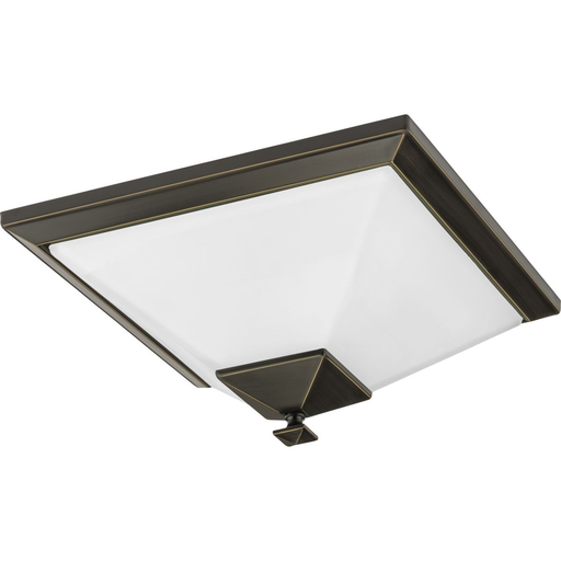 Product image for Progress P3852-20 Clifton Heights Collection Antique Bronze Two-Light 15" Flush Mount