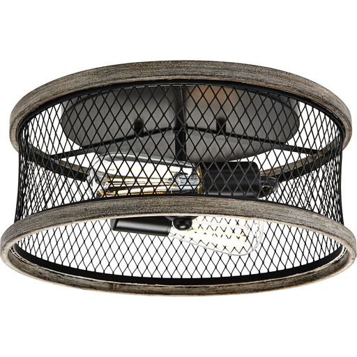 Product image for Progress P350154-020 Austelle Collection Two-Light Antique Bronze 14" Flush Mount