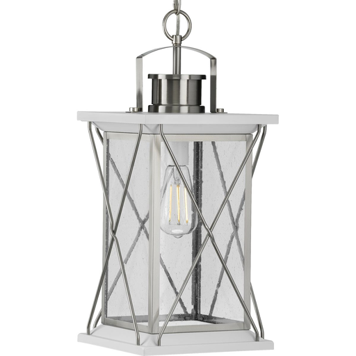 Product image for Progress P550068-135 Barlowe Collection Stainless Steel One-Light Hanging Lantern