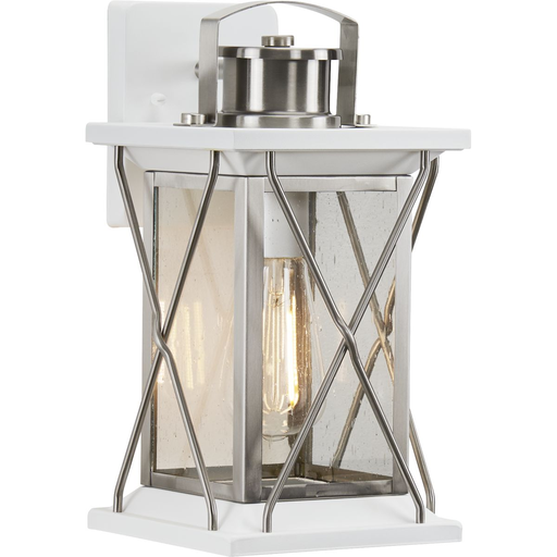 Product image for Progress P560156-135 Barlowe Collection Stainless Steel One-Light Small Wall Lantern