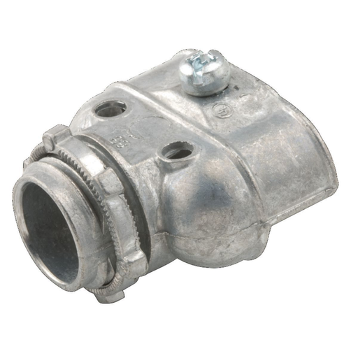 Raco 2611 3/8" Flex/AC/MC Duplex Connector, Die Cast Product image for Raco 2611 3/8" Flex/AC/MC Duplex Connector, Die Cast