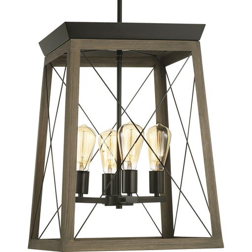 Product image for Progress P500178-020 Briarwood Collection Four-Light Foyer
