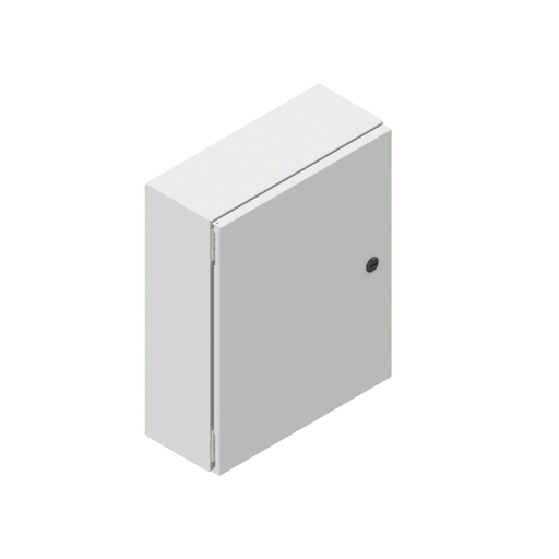 N412 Single Door Wall-Mount Ultimate 20X16X10 Carbon Steel - Light Gray
