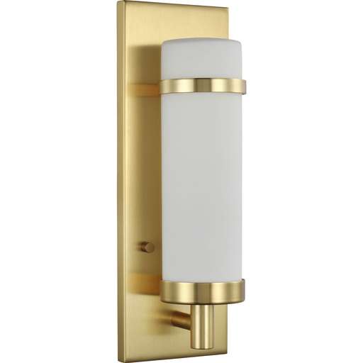Product image for Progress P710087-012 Hartwick Collection Satin Brass One-Light Wall Sconce