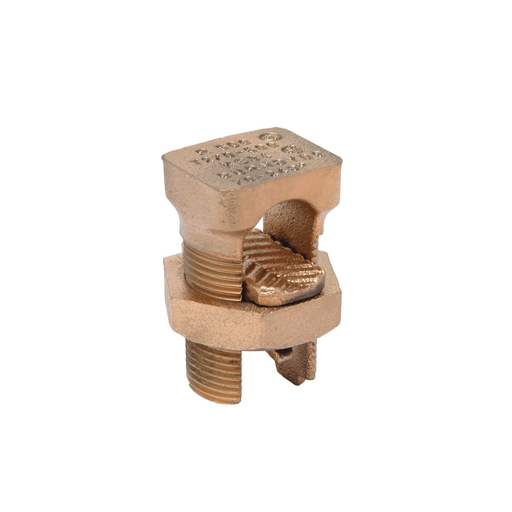 Copper Split Bolt, Cu: 2/0 AWG (Str)-500 kcmil (Run & Tap).