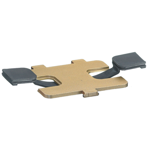 Product image for Hubbell RF407BR Hinged Nylon Replacement Door Cover, w/ Neoprene Gasket - Solid Brass