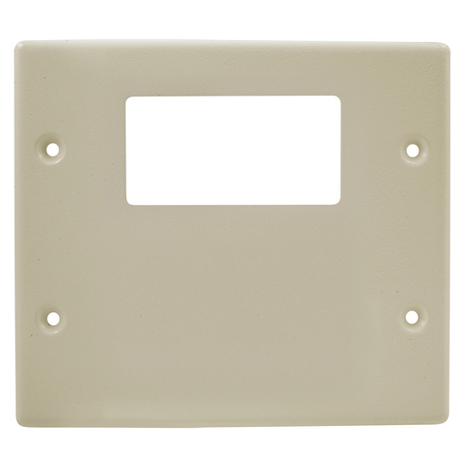 Product image for Hubbell HBL4747RXIV Raceway, PLT, 2G 1 STY/BLNK, HBL4750, IV