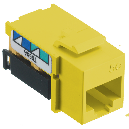 Product image for HPW NSJ5EY JACK, NSJ,CAT5E,8POS,UNI