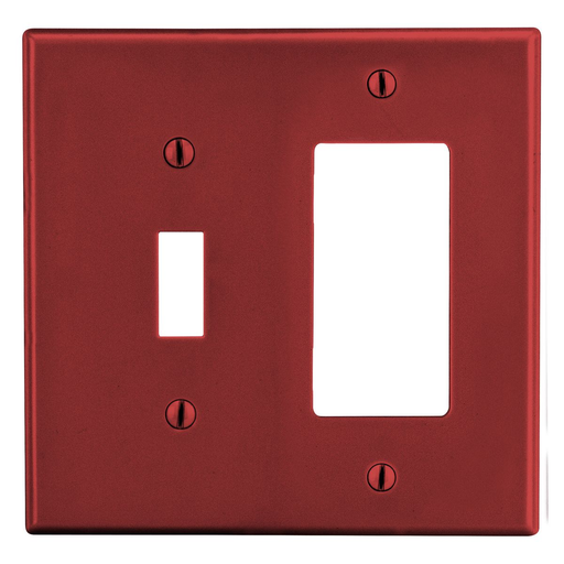 Product image for HWDK P126R WALLPLATE, 2-G, 1) TOG 1