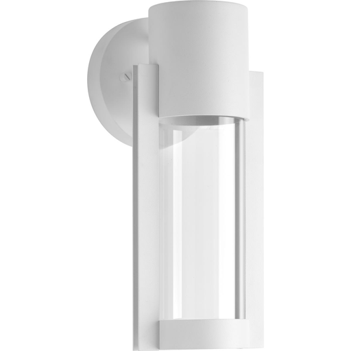 Product image for Progress P560051-030-30 Z-1030 Collection 5" One-Light LED Satin White Small Modern Wall Lantern