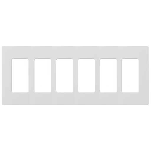 Product image for HWDK RCW6W WALLPLATE, 6G DEC, SNAP-