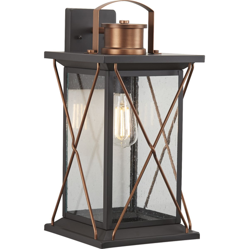 Product image for Progress P560158-020 Barlowe Collection Antique Bronze One-Light Large Wall Lantern