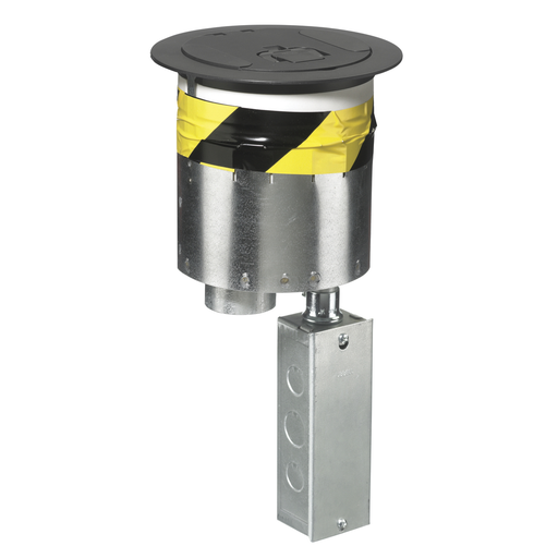 Product image for Hubbell S1R6PTACEHBLK S1R FRPT 6 4X20A, EXTR M+AAP, STY+2KS BLK