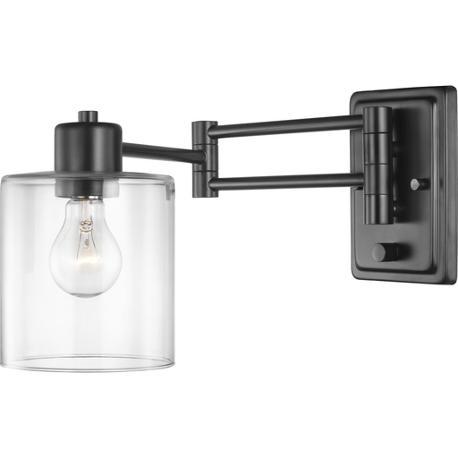 Product image for Progress P710086-031 Milner Collection Black Swing Arm Wall Light