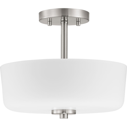 Product image for Progress P350137-009 Tobin Collection Two-Light 12-1/4" Semi-Flush Convertible