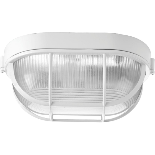 Product image for Progress P3706-30 One-Light Bulkhead 6-3/8" Flush Mount