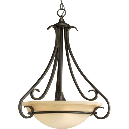 Product image for Progress P3847-77 Torino Collection Three-Light Foyer Pendant