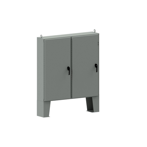 N4X Two Door Floor-Mount Right Flanged Disconnect 60X49X18 304 Stainless Steel